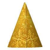 Goldener Schnee Partyhütchen (Rückseite)