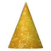 Goldener Schnee Partyhütchen (Links)