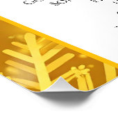 Goldener Schnee Poster (Ecke)