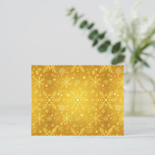Goldener Schnee Postkarte