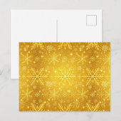 Goldener Schnee Postkarte (Vorne/Hinten)