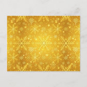 Goldener Schnee Postkarte (Vorderseite)