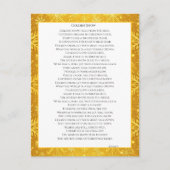 Goldener Schnee Postkarte (Vorderseite)