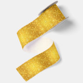 Goldener Schnee Satinband (Rückseite)