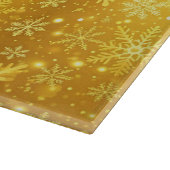 Goldener Schnee Schneidebrett (Ecke)