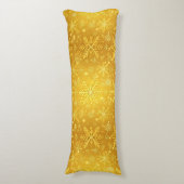 Goldener Schnee Seitenschläferkissen (Vorderseite Vertikal)