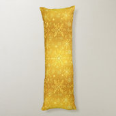 Goldener Schnee Seitenschläferkissen (Rückseite (Vertikal))