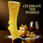 Goldener Schnee Socken