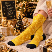 Goldener Schnee Socken