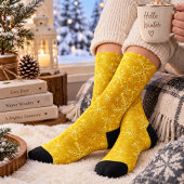 Goldener Schnee Socken