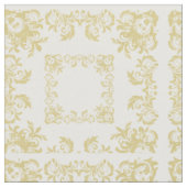 Goldener Schnee Stoff (Nahaufnahme)