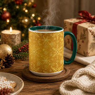 Goldener Schnee Tasse