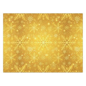 Goldener Schnee Tischdecke (Vorderseite (Horizontal))