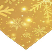 Goldener Schnee Tischdecke (Schrägansicht)