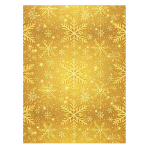 Goldener Schnee Tischdecke