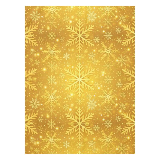 Goldener Schnee Tischdecke (Vorderseite)