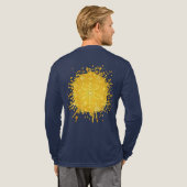 Goldener Schnee Tri-Blend Shirt (Voller Rücken)