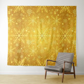 Goldener Schnee Wandteppich (Beispiel (Horizontal))
