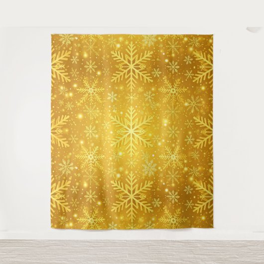 Goldener Schnee Wandteppich (Vorderseite)
