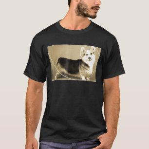 Goldener Schnitt Corgi Fibonacci Spirale Mathe Tee