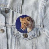 Goldener Schönheits-Löwinknopf Button (Beispiel)