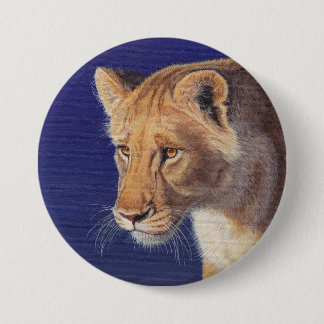 Goldener Schönheits-Löwinknopf Button