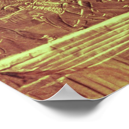 Goldener Schrein, Tutanchamun's Treasure Poster (Ecke)