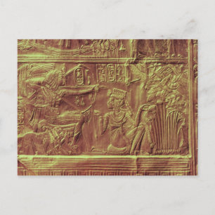 Goldener Schrein, Tutanchamun's Treasure Postkarte