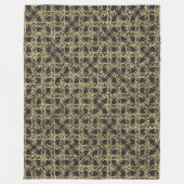 Goldener Scratch Golden Modern Glamour Einzigartig Fleecedecke (Vorderseite)