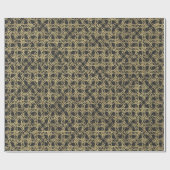 Goldener Scratch Golden Modern Glamour Einzigartig Geschenkpapier (Flach)