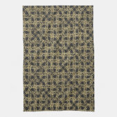 Goldener Scratch Golden Modern Glamour Einzigartig Handtuch (Vertikal)