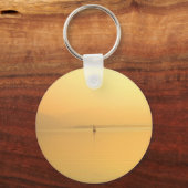 Goldener See mit Schiff Schlüsselanhänger (Vorderseite)