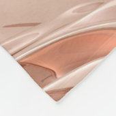 Goldener Seidenstoff: 3D-Metallstruktur. Fleecedecke (Ecke)