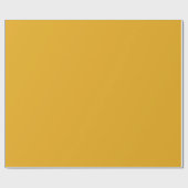 Goldener Senfgold Farbklecks Geschenkpapier (Flach)