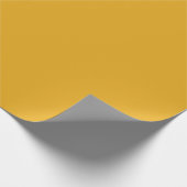 Goldener Senfgold Farbklecks Geschenkpapier (Ecke)