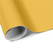 Goldener Senfgold Farbklecks Geschenkpapier (Rolleneckpunkt)