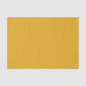 Goldener Senfgold Farbklecks Seidenpapier (Vorderseite)