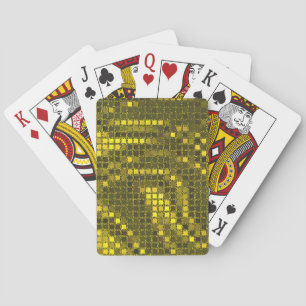 Goldener Sequenzeffekt Spielkarten