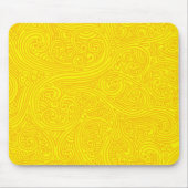 Goldener Sharpie-Wirbel Mousepad (Vorne)