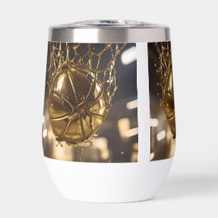 "Goldener Sieg: Netball in einem glänzenden Netz g