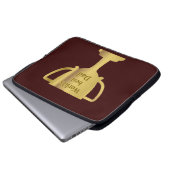 Goldener Sieg über den besten Vater der Welt Laptopschutzhülle (Vorne Knopf)