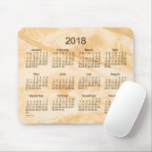 Goldener Silk Kalender 2018 durch Janz Mousepad (Mit Mouse)