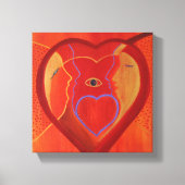 Goldener Single Print Leinwanddruck (Vorderseite)