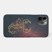 Goldener Skorpion Case-Mate iPhone Hülle (Rückseite (Horizontal))