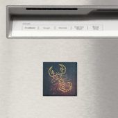 Goldener Skorpion Magnet (In Situ (Geschirrspüler))