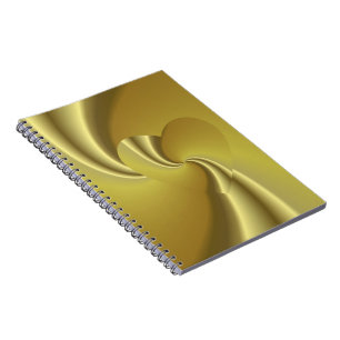 Goldener Slumber der Liebe - Liebe in verschleiert Notizblock