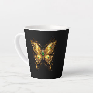 Goldener Smaragd-Kristall-Schmetterling Milchtasse