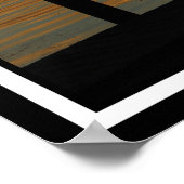 Goldener Sonnenaufgang auf dem Poster (Ecke)