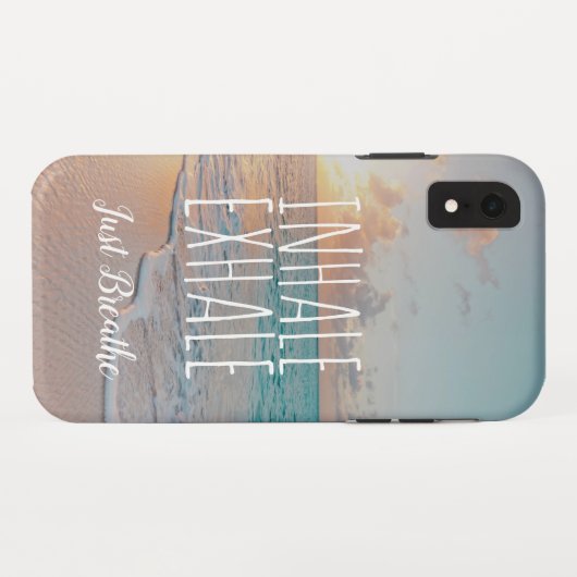 Goldener Sonnenaufgang-inhalieren tropische Case-Mate iPhone Hülle (Rückseite (Horizontal))