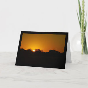 Goldener Sonnenaufgang Karte
